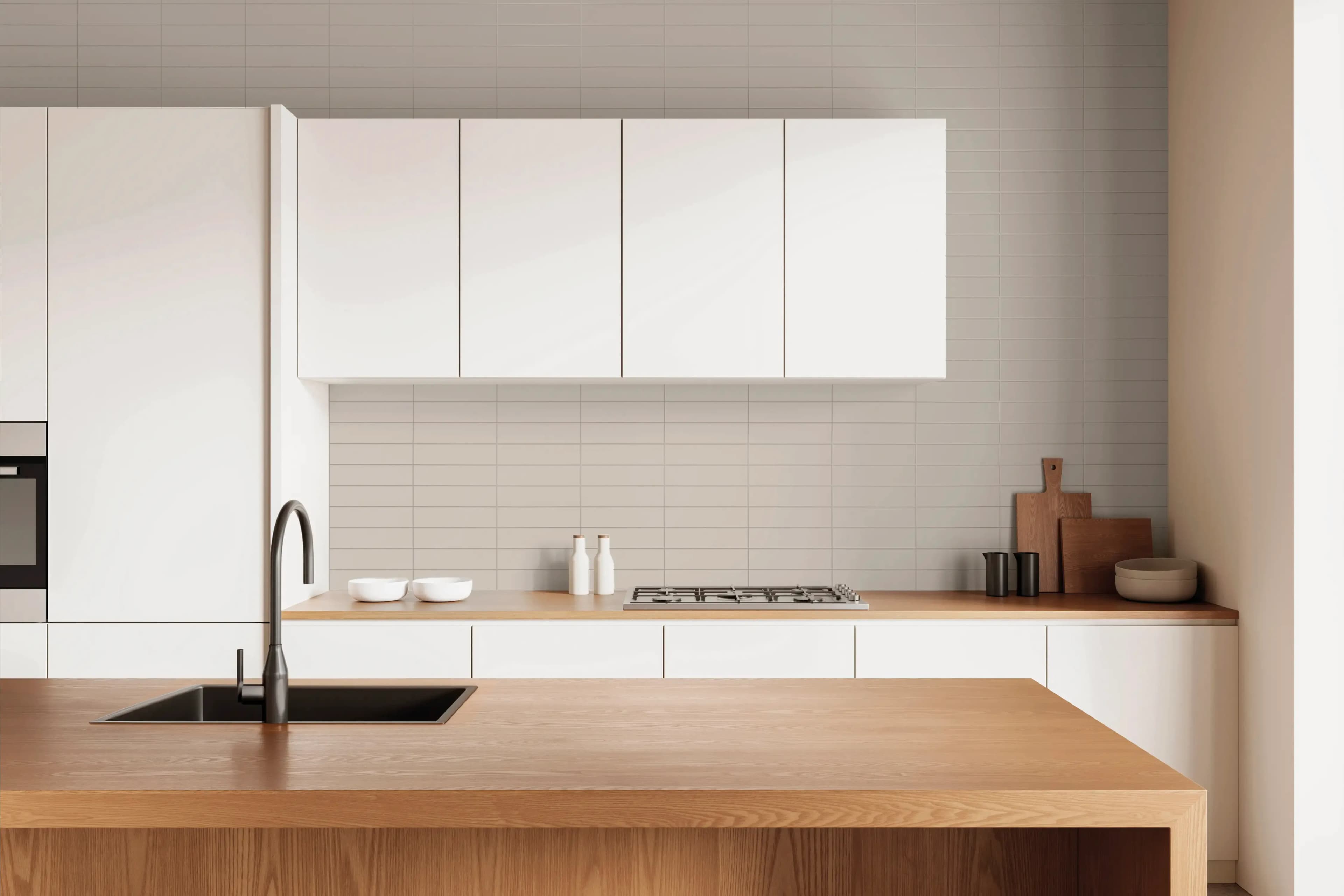 Subway Block White Mt | 03"x12"